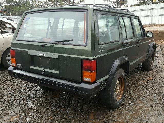 1J4FJ28S6SL504430 - 1995 JEEP CHEROKEE S GREEN photo 4