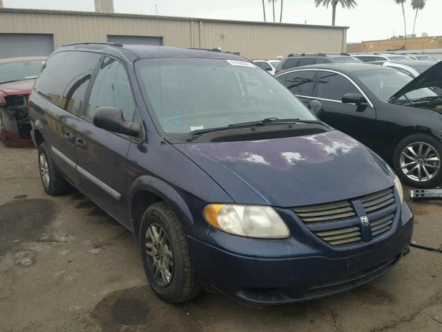 1D4GP24R25B205333 - 2005 DODGE GRAND CARA BLUE photo 1