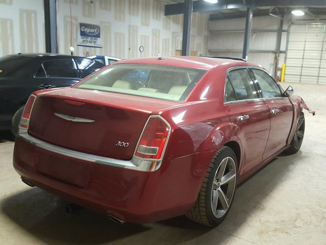 2C3CCACG6CH274553 - 2012 CHRYSLER 300 LIMITE RED photo 4