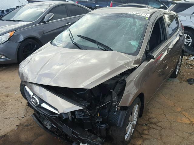 KMHCU5AE0EU174493 - 2014 HYUNDAI ACCENT GLS TAN photo 2