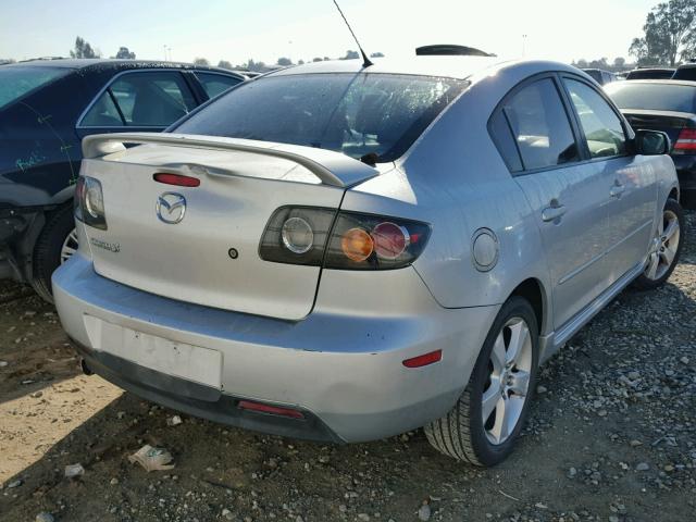 JM1BK323941119502 - 2004 MAZDA 3 S SILVER photo 4