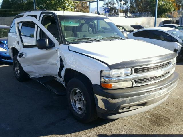 1GNEK13T96R165634 - 2006 CHEVROLET TAHOE K150 WHITE photo 1