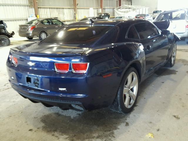 2G1FK1EJXB9165700 - 2011 CHEVROLET CAMARO 2SS BLUE photo 4