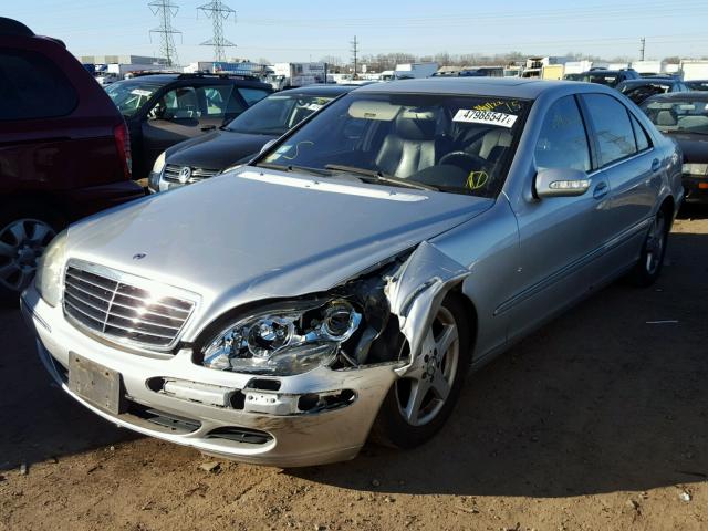 WDBNG70JX4A397072 - 2004 MERCEDES-BENZ S 430 SILVER photo 2