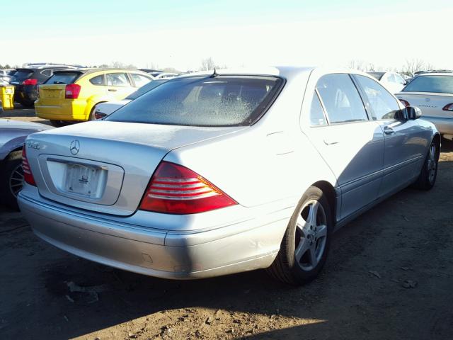 WDBNG70JX4A397072 - 2004 MERCEDES-BENZ S 430 SILVER photo 4