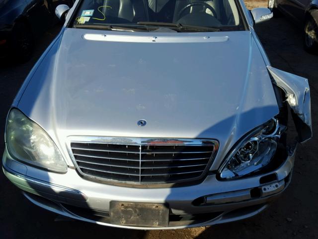 WDBNG70JX4A397072 - 2004 MERCEDES-BENZ S 430 SILVER photo 7