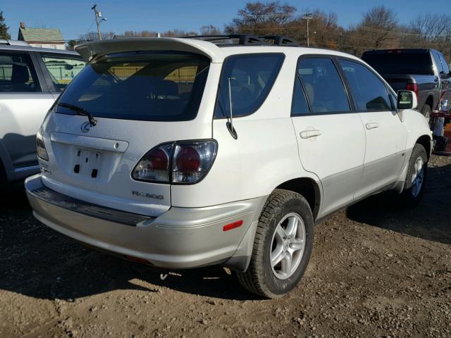 JTJHF10U120276200 - 2002 LEXUS RX 300 WHITE photo 4