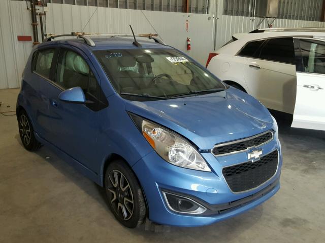 KL8CF6S97DC511731 - 2013 CHEVROLET SPARK 2LT BLUE photo 1