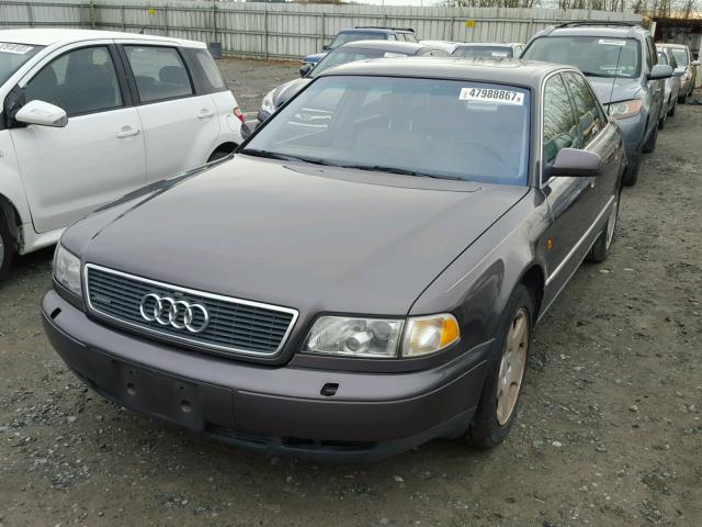 WAUBG34D2XN002488 - 1999 AUDI A8 QUATTRO GRAY photo 2