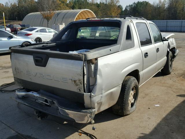 3GNEC12Z75G110794 - 2005 CHEVROLET AVALANCHE BEIGE photo 4