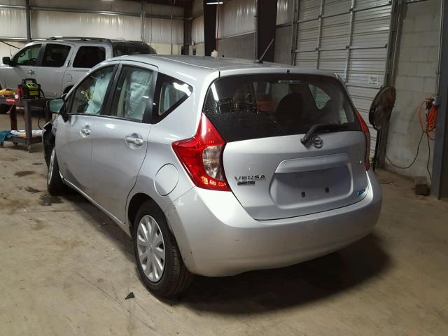 3N1CE2CP2FL400854 - 2015 NISSAN VERSA NOTE SILVER photo 3