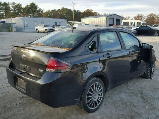 1FAHP3GN5AW221597 - 2010 FORD FOCUS SES BLACK photo 4