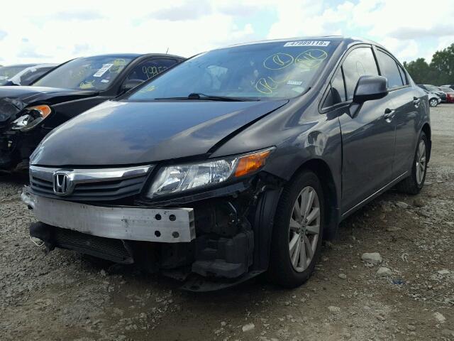 2HGFB2F96CH540699 - 2012 HONDA CIVIC EXL 灰色 照片 2