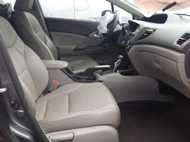 2HGFB2F96CH540699 - 2012 HONDA CIVIC EXL 灰色 照片 5