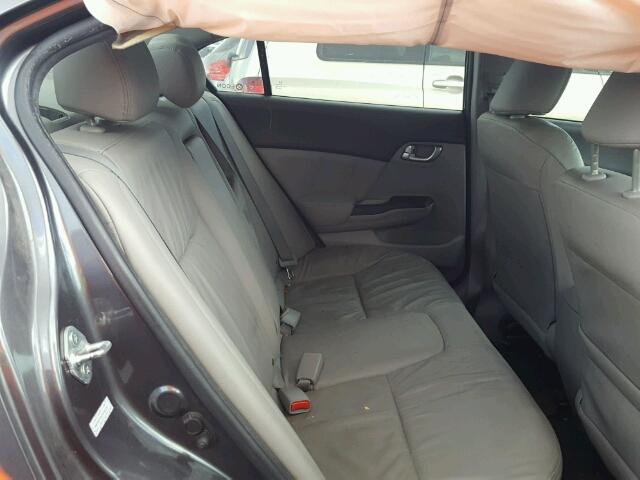 2HGFB2F96CH540699 - 2012 HONDA CIVIC EXL 灰色 照片 6