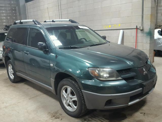 JA4LZ31G03U120615 - 2003 MITSUBISHI OUTLANDER GREEN photo 1