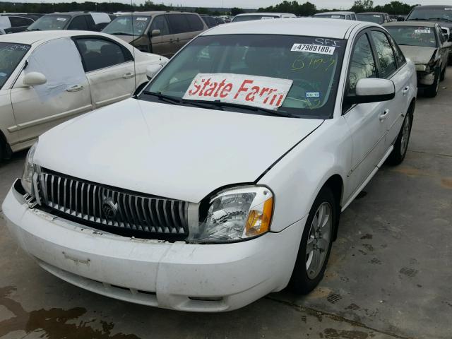 1MEFM40106G614091 - 2006 MERCURY MONTEGO LU WHITE photo 2