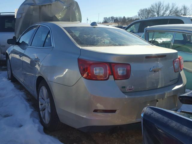 1G11H5SL6EF228325 - 2014 CHEVROLET MALIBU LTZ TAN photo 3