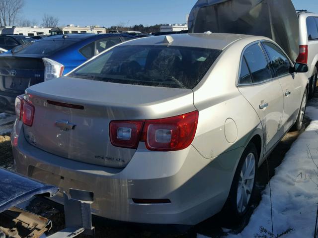 1G11H5SL6EF228325 - 2014 CHEVROLET MALIBU LTZ TAN photo 4