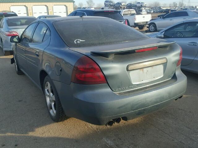 2G2WC58C571206317 - 2007 PONTIAC GRAND PRIX GRAY photo 3