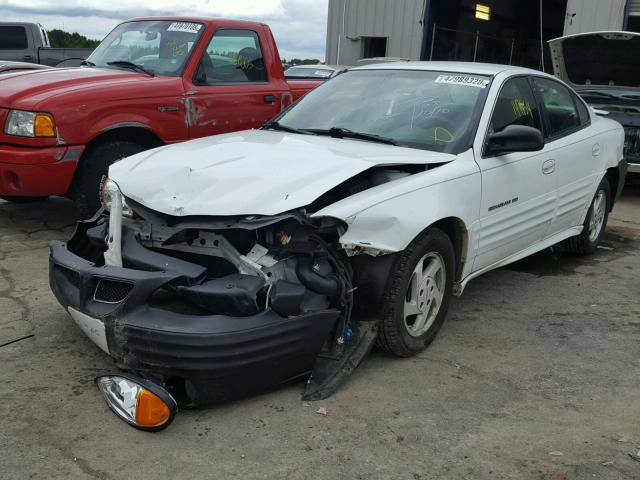 1G2NF52E6YC527470 - 2000 PONTIAC GRAND AM S WHITE photo 2