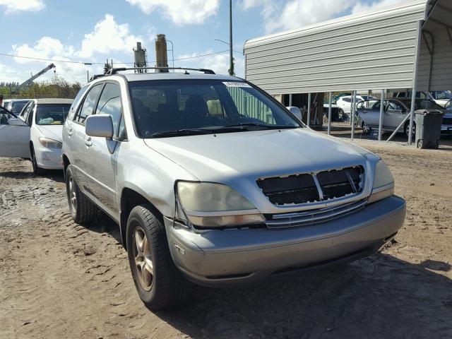 JTJGF10U010082333 - 2001 LEXUS RX 300 SILVER photo 1