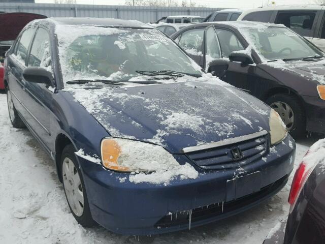 2HGES16403H931079 - 2003 HONDA CIVIC DX BLUE photo 1