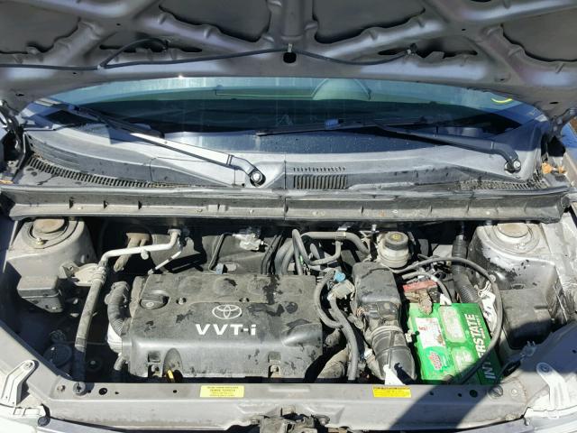 JTLKT324554001621 - 2005 TOYOTA SCION XB Gris foto 7
