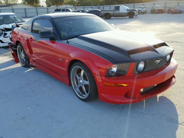 1ZVFT82H665258647 - 2006 FORD MUSTANG GT RED photo 1