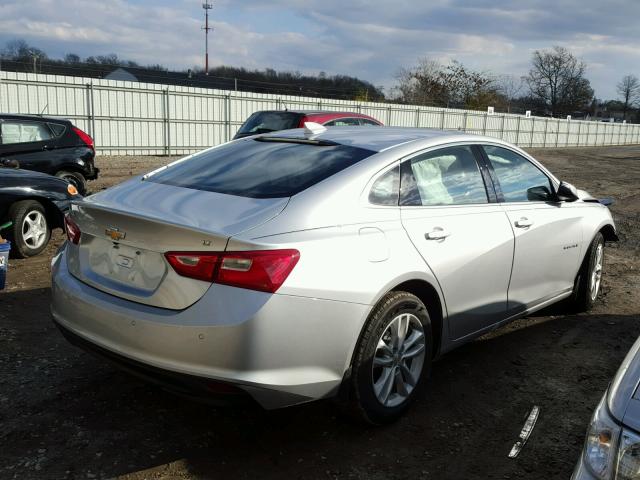 1G1ZE5ST7HF152565 - 2017 CHEVROLET MALIBU LT SILVER photo 4