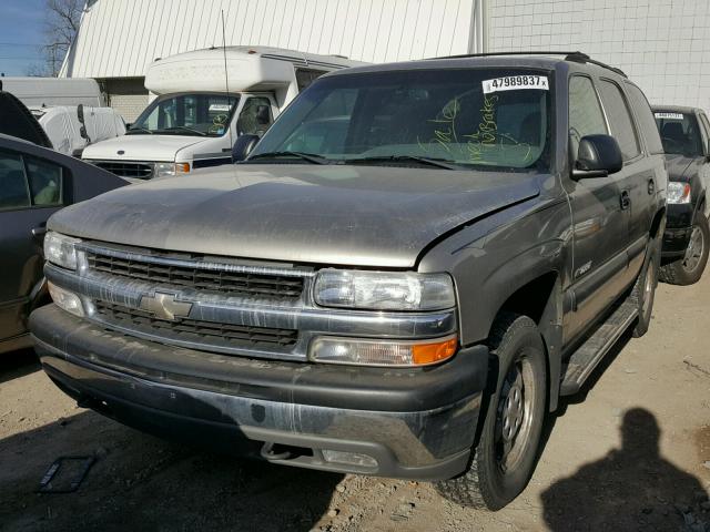 1GNEK13T01J148020 - 2001 CHEVROLET TAHOE K150 TAN photo 2