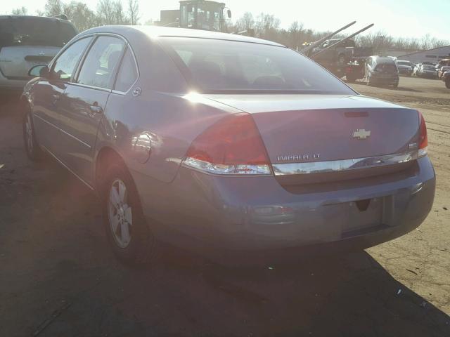 2G1WT58K279219930 - 2007 CHEVROLET IMPALA LT GRAY photo 3