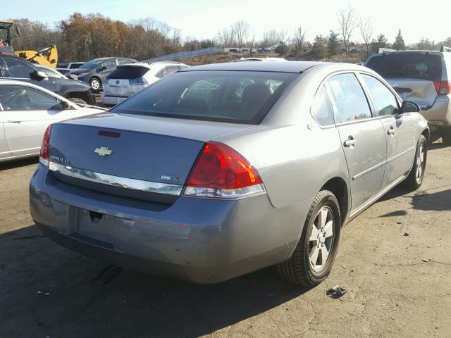 2G1WT58K279219930 - 2007 CHEVROLET IMPALA LT GRAY photo 4