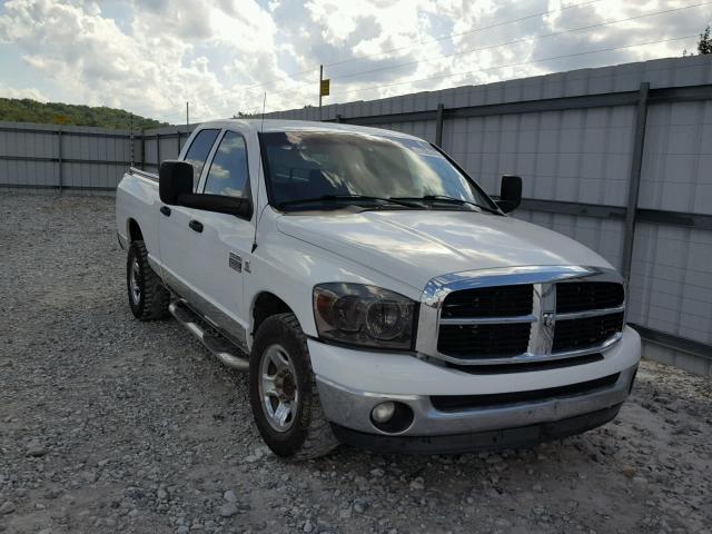 3D7KR28A67G839329 - 2007 DODGE RAM 2500 S WHITE photo 1