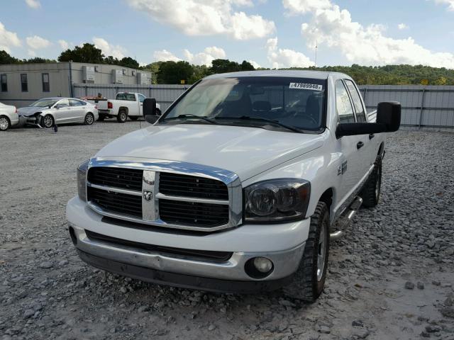 3D7KR28A67G839329 - 2007 DODGE RAM 2500 S WHITE photo 2