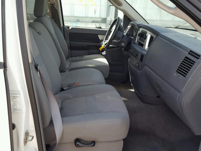 3D7KR28A67G839329 - 2007 DODGE RAM 2500 S WHITE photo 5