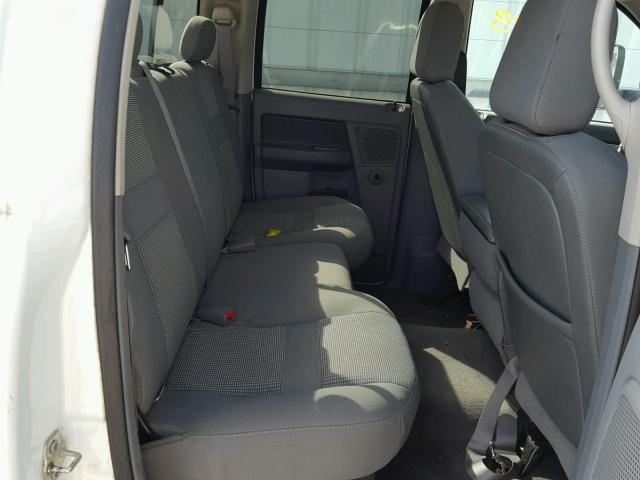 3D7KR28A67G839329 - 2007 DODGE RAM 2500 S WHITE photo 6