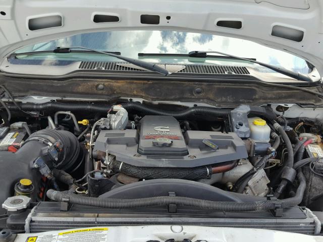 3D7KR28A67G839329 - 2007 DODGE RAM 2500 S WHITE photo 7