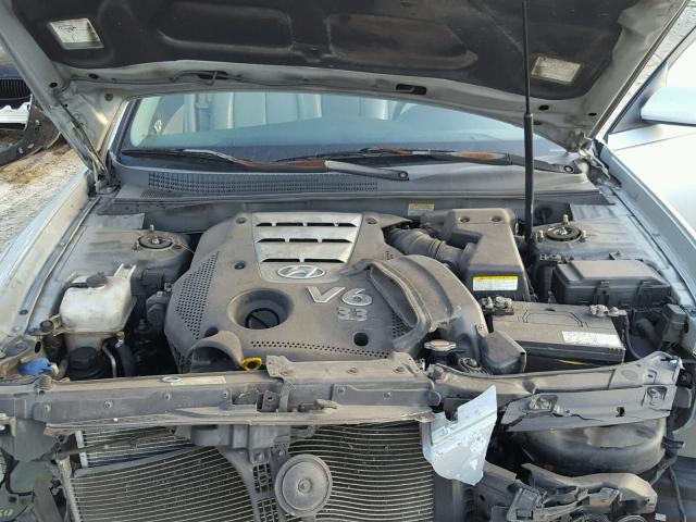 5NPEU46F97H176748 - 2007 HYUNDAI SONATA SE BLUE photo 7