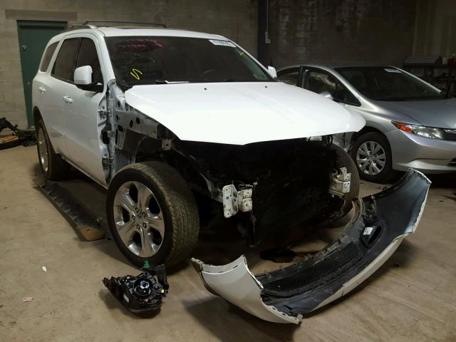 1C4RDJDG2EC383471 - 2014 DODGE DURANGO LI WHITE photo 1