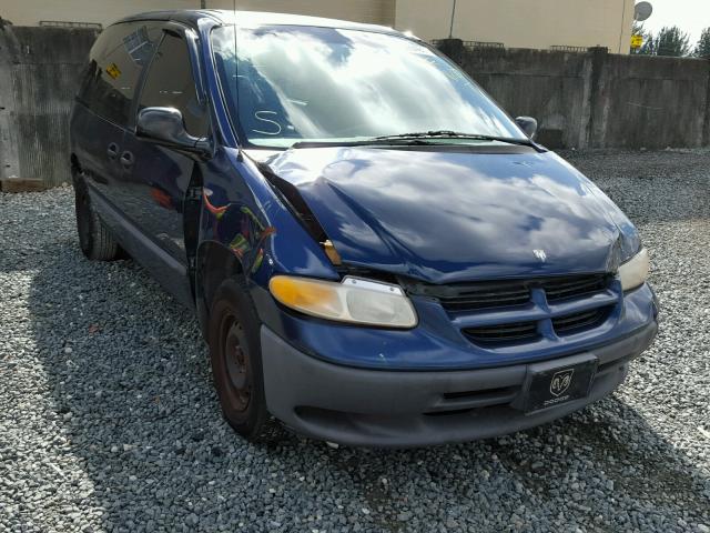 2B4FP25BXYR563311 - 2000 DODGE CARAVAN BLUE photo 1