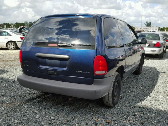 2B4FP25BXYR563311 - 2000 DODGE CARAVAN BLUE photo 4