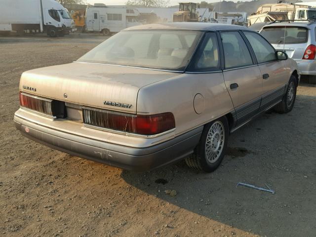 1MECM5346MG629688 - 1991 MERCURY SABLE LS BEIGE photo 4