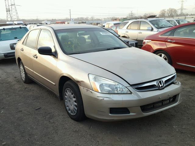 1HGCM56127A135484 - 2007 HONDA ACCORD VAL TAN photo 1