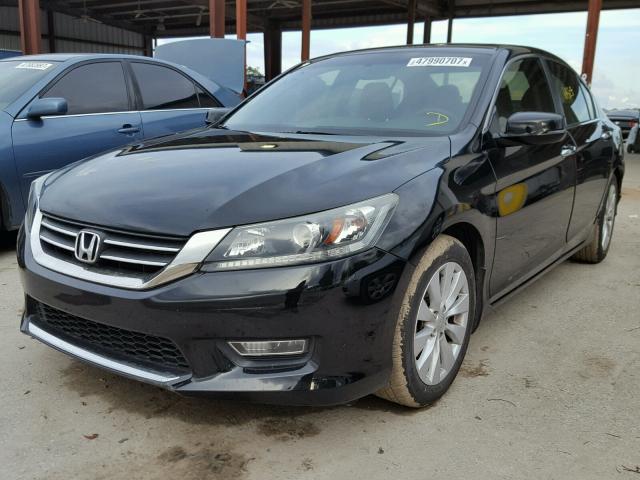 1HGCR2F73DA088966 - 2013 HONDA ACCORD EX BLACK photo 2