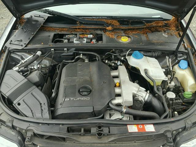 WAULC68E52A227640 - 2002 AUDI A4 1.8T QU GRAY photo 7