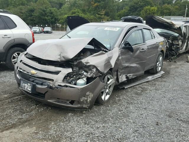 1G1ZC5EB5AF296792 - 2010 CHEVROLET MALIBU 1LT TAN photo 2