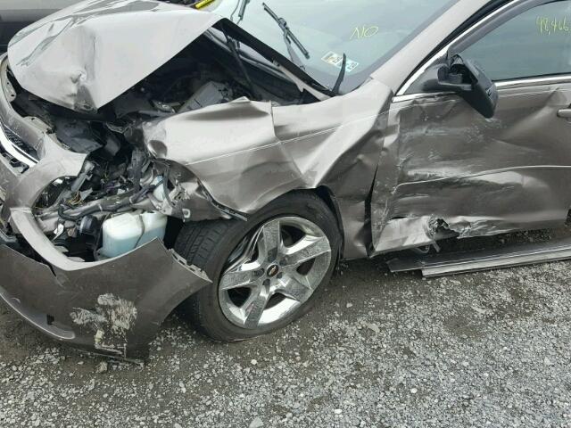 1G1ZC5EB5AF296792 - 2010 CHEVROLET MALIBU 1LT TAN photo 9
