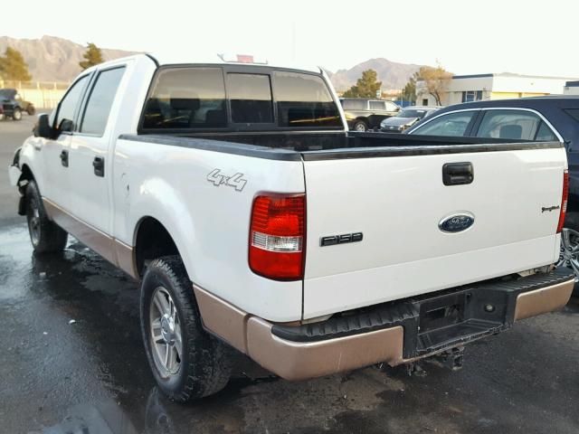 1FTPW14V66FA90950 - 2006 FORD F150 SUPER WHITE photo 3