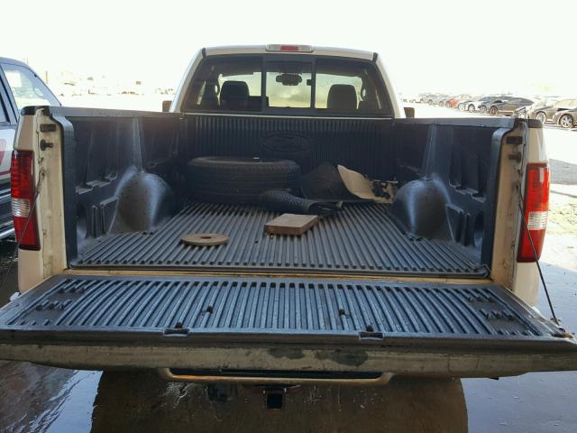 1FTPF12525NA21793 - 2005 FORD F150 CREAM photo 9